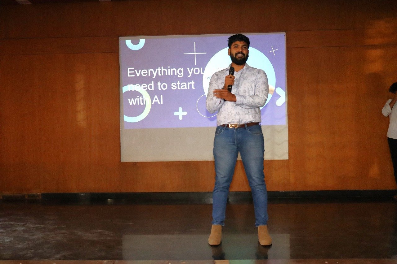 Karthin Suvarna speaking